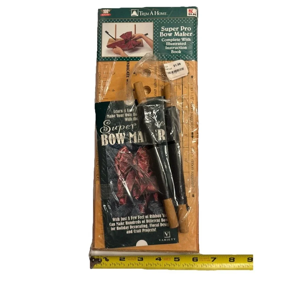 Trim‎ A Home Super Pro Bow Maker Wooden Ribbon Bow Making Kit